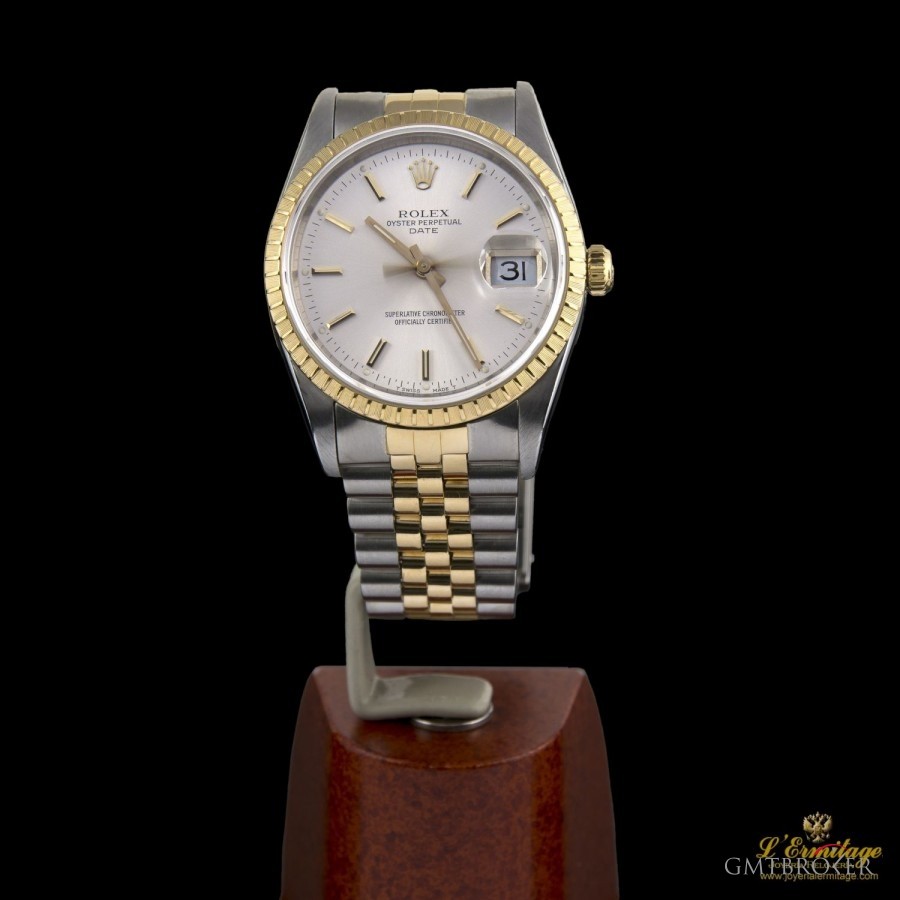 Rolex OYSTER PERPETUAL DATE ACERO Y ORO JUBILLE AXCM 15223 914210