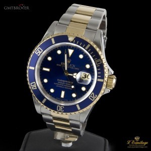 Rolex SUBMARINER STELL AND GOLD 16613 313769