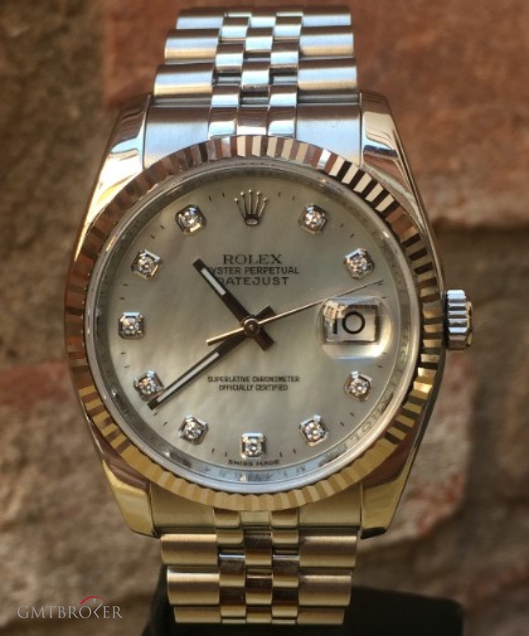 Rolex Datejust 116234 quad Madreperla brillanti 116234 814238