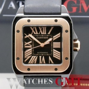 Cartier SANTOS 100 MEDIUM PVDROSE GOLD FULL SET 2878 656035