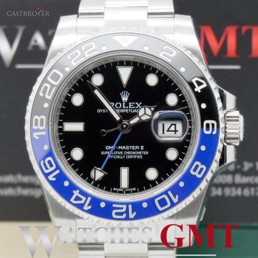 Rolex GMT MASTER II CERAMIC BATMAN 039NEW039 FULL SET 116710BLNR 496999