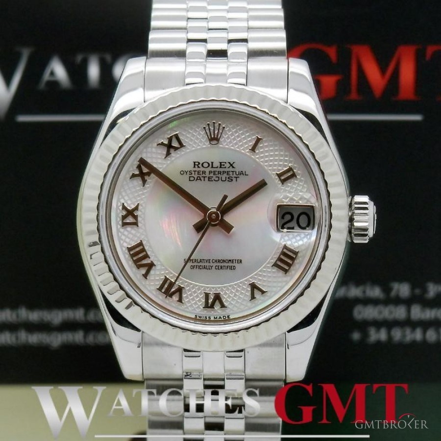 Rolex DATEJUST MEDIUM MOTHER OF PEARL DIAL SERIAL V 178274 570495