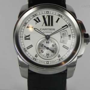 Cartier CALIBRE STEEL WHITE DIAL W7100037 4635