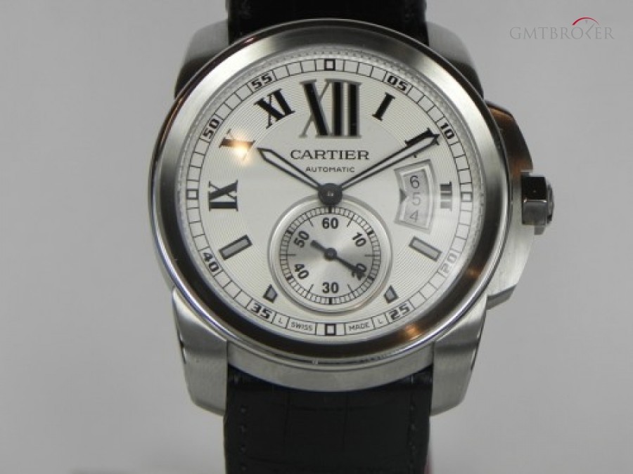Cartier CALIBRE STEEL WHITE DIAL W7100037 4635