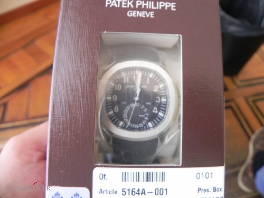 Patek Philippe AQUANAUT TRAVEL TIME DOUBLE SEALED 5164A-001 3987