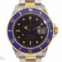 Rolex Submariner Acciaio Oro virato viola 16613