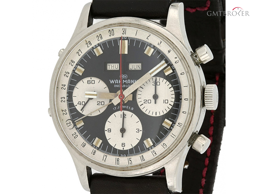 Anonimo Wakmann Incabloc Triple Calendar nessuna 826373