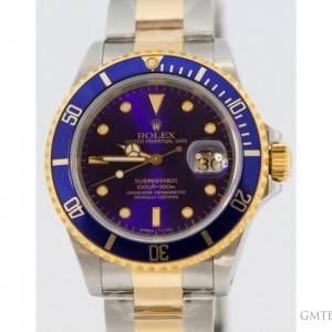 Rolex Submariner 16613 Dial Purple Blue 16613 741855