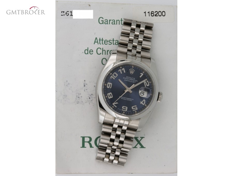 Rolex Datejust 116200 Pari Al Nuovo 116200 814319
