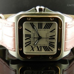 Cartier Santos 100  oro rosa acciaio  REF W20107X7 W20107X7 531371