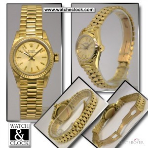 Rolex Oyster perpetual lady president nessuna 333675
