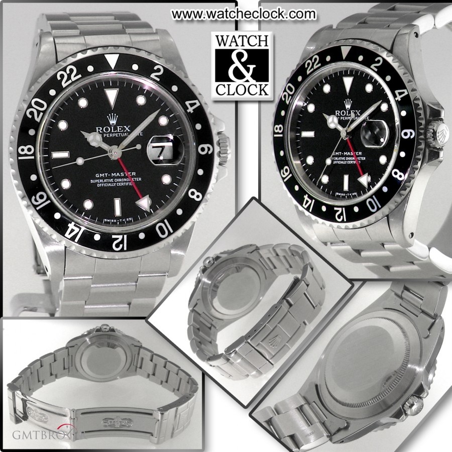 Rolex GMT 16700 ghiera nera 16700 686789