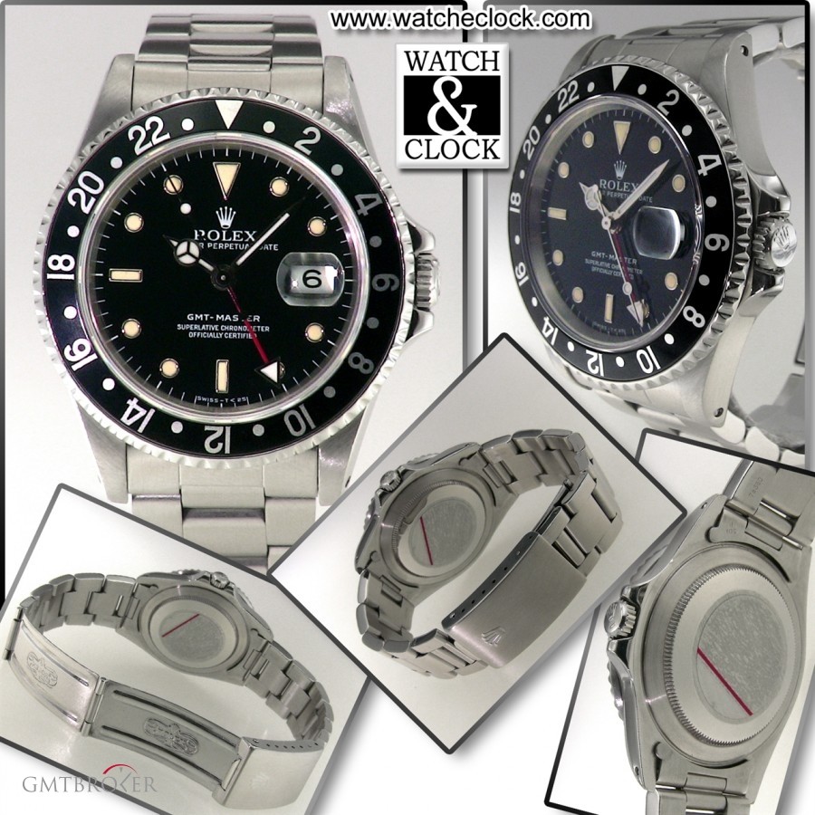 Rolex GMT 16700 ghiera nera 16700 334655