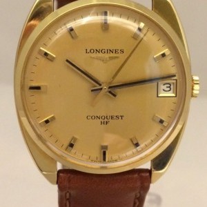 Longines Conquest HF Vintage Solid Gold 18k 308967 20305