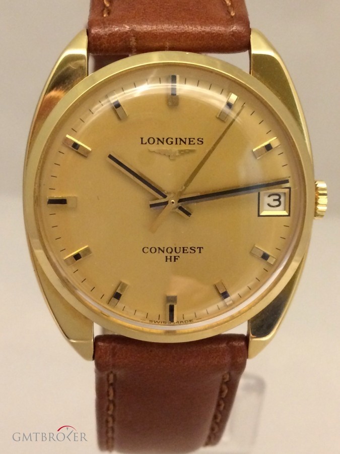 Longines Conquest HF Vintage Solid Gold 18k 308967 20305