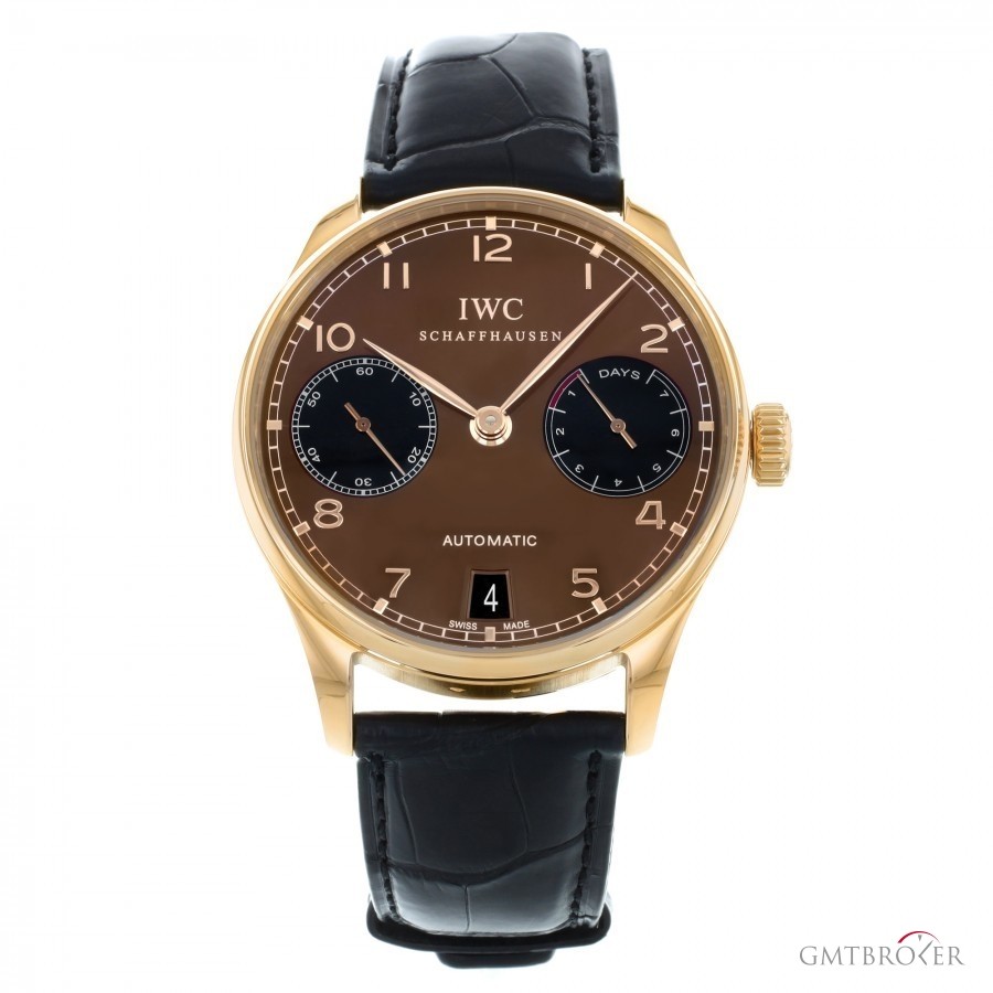 IWC Portuguese 7 Day Power Reserve IW500124 18K Rose G IW500124 378783
