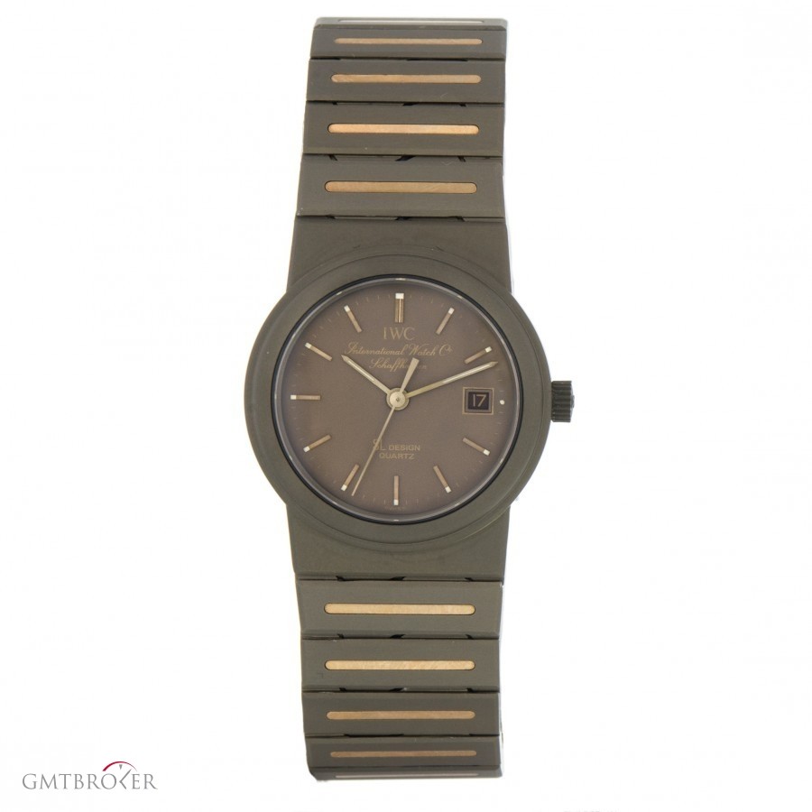IWC Schaffhausen SL Design 14K Yellow Gold  Green Tita nessuna 288613