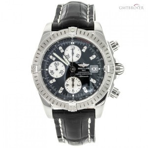 Breitling Evolution A13356 Diamond Dial Stainless Steel Auto A13356  93437