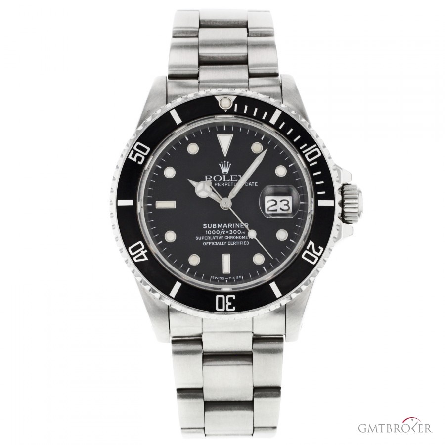Rolex Oyster Perpetual Submariner Date 16610 Steel Autom 16610 95523