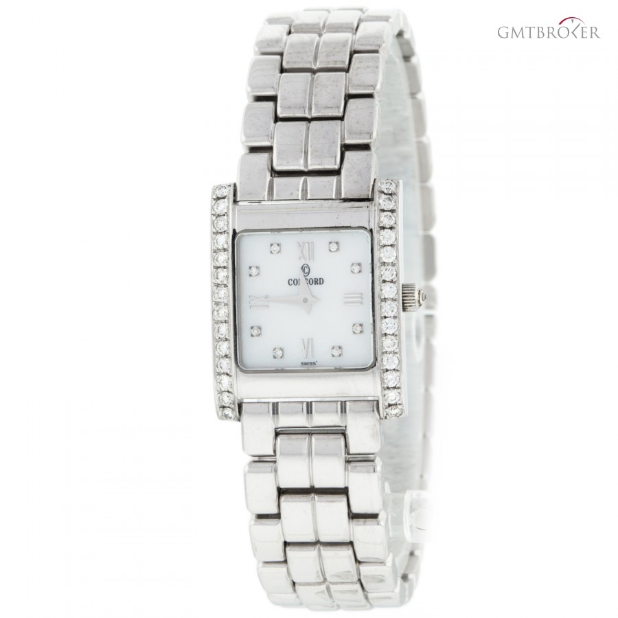 Concord La Tour 66-25-648 14K White Gold Original Diamonds 134XXX 88481