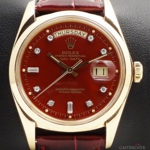 Rolex OPERP DAY DATE QUADRANTE LACCA BORDEAUX BRILL 1803 58621