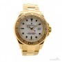 Rolex 18K Yellow Gold Yachtmaster White Dial Men82