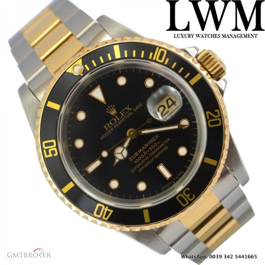 Rolex Submariner 16613 Date black dial Full Set 1994s 16613 780167