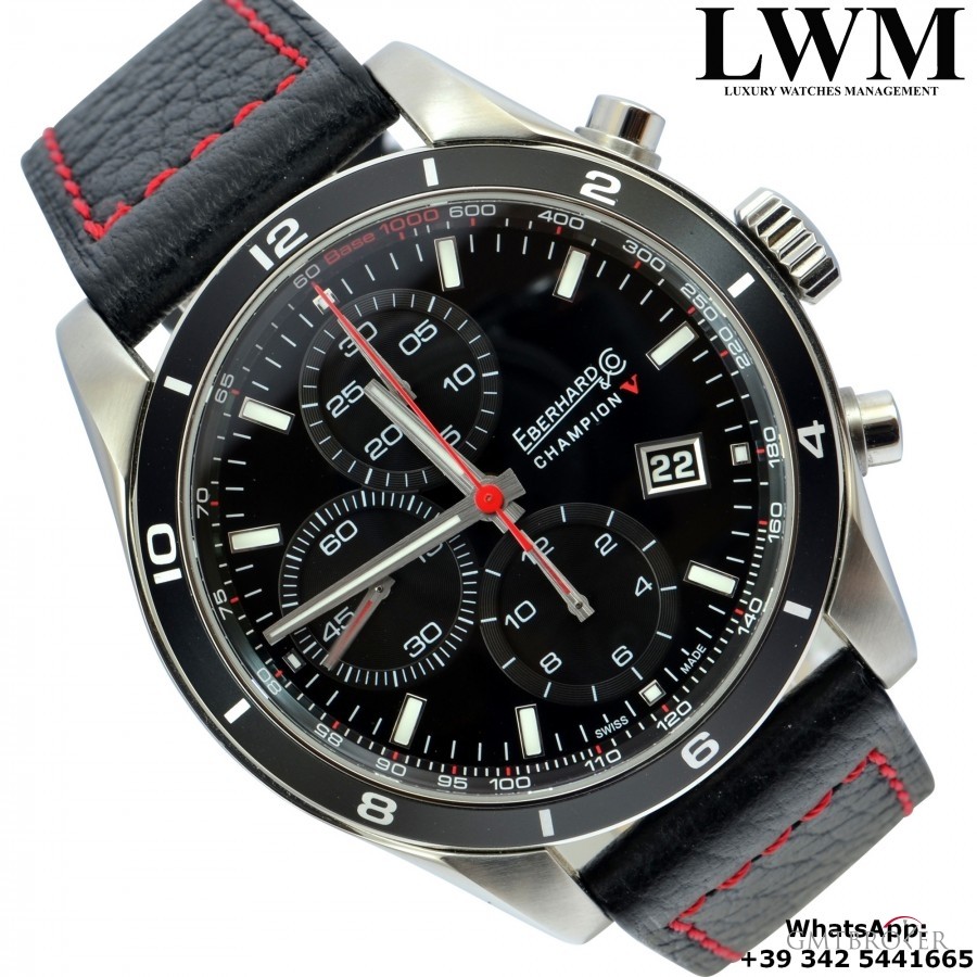 Anonimo EBERHARD  CO  Champion V 31063 chronograph black 3106331063.5 858581