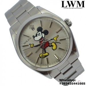 Rolex Air King 5500 by Mickey Mouse silver dial a 5500 859796