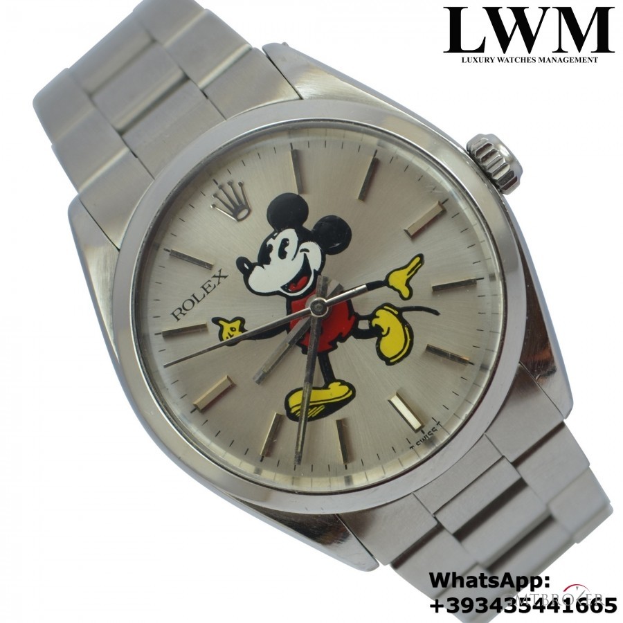 Rolex Air King 5500 by Mickey Mouse silver dial a 5500 859796