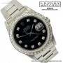 Rolex Datejust 16200 black diamonds dial 2003s