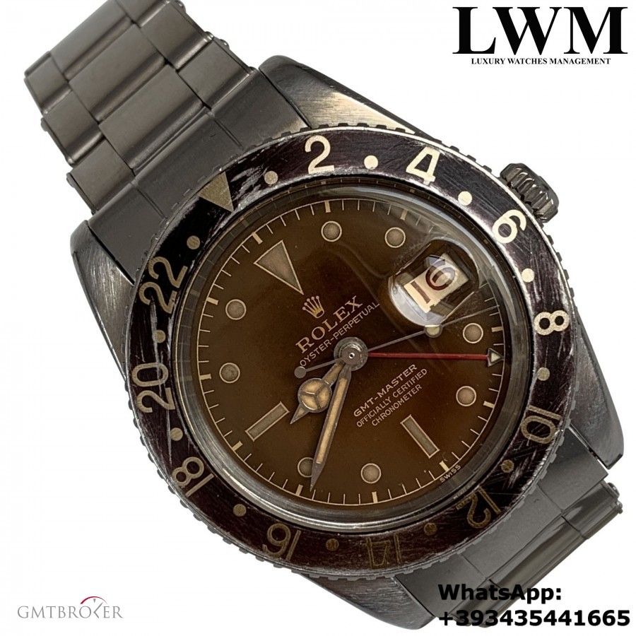 Rolex GMT Master 6542 OCC glossy brown gilt dial 6542 868769