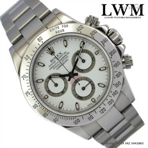 Rolex Daytona 116520 serial P white cream dial Full Set 116520 768812