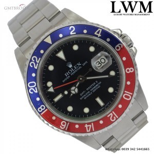 Rolex GMT Master II 16710 Rectangular dial caliber 3186 16710 784517