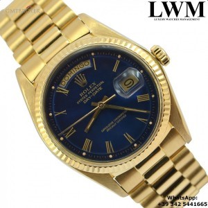 Rolex Day-Date 1803 President blue Buckley Lacqu 1803 857075