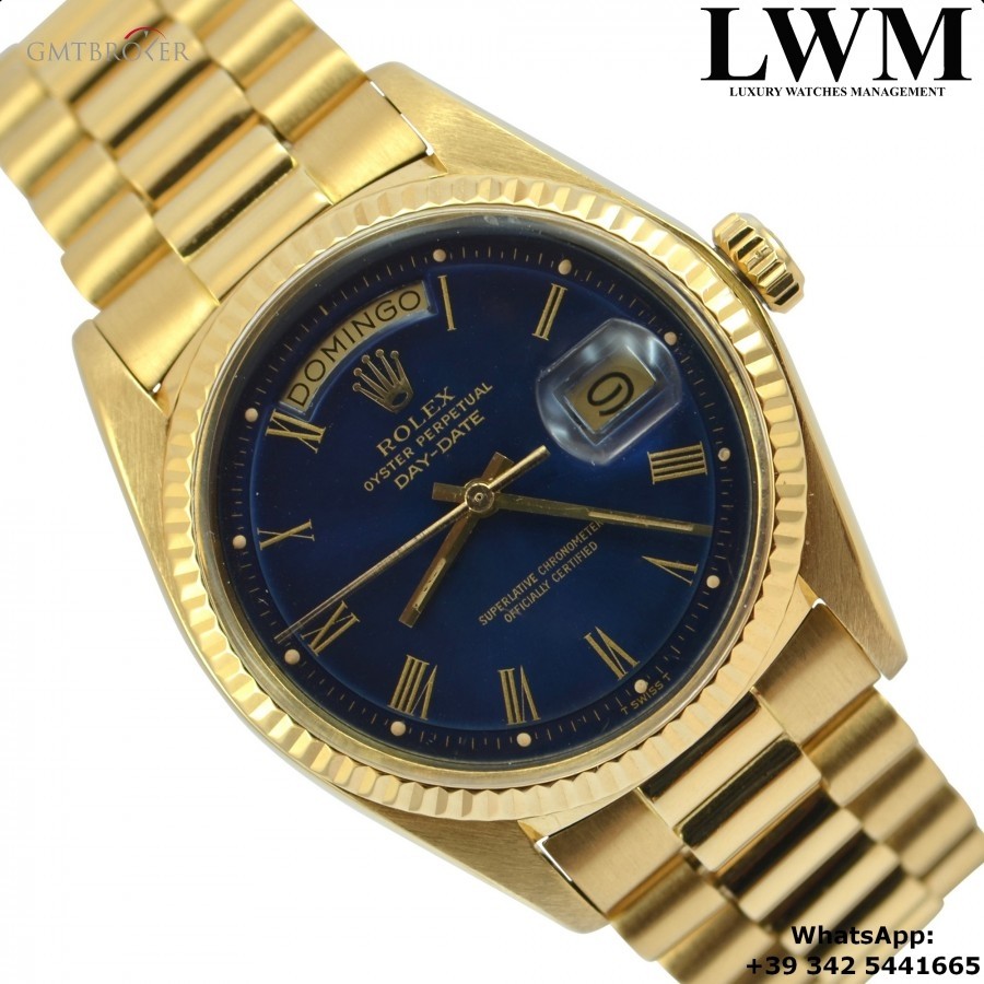 Rolex Day-Date 1803 President blue Buckley Lacqu 1803 857075
