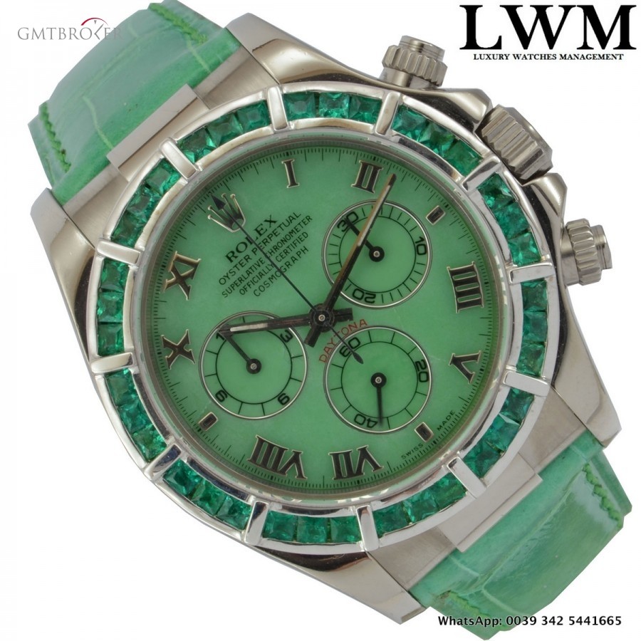 Rolex Daytona 116519 enamel Beach green dial Sapphire be 116519 745149