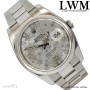 Rolex Datejust 116200 silver Floreal diamonds Dial 2009