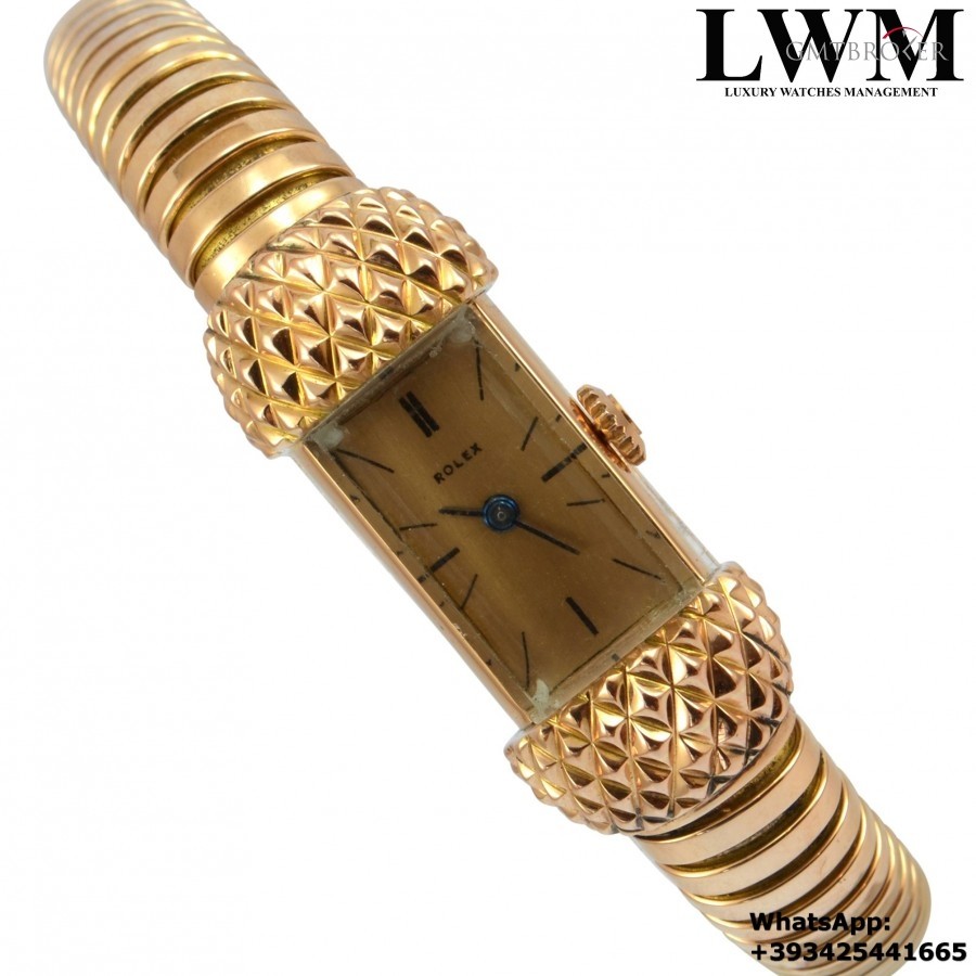 Anonimo ROLEX   Oyster Perpetual Ladies Art Deco pink gold nessuna 849341