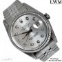Rolex Datejust 16220 silver diamonds dial 199