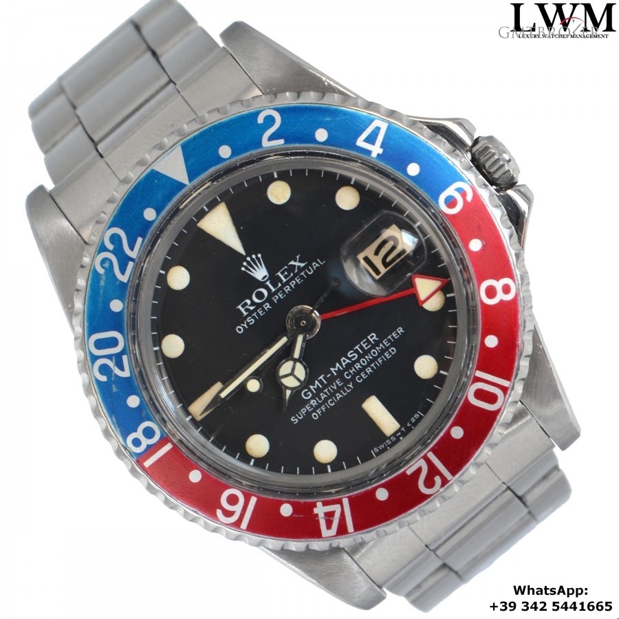 Rolex GMT Master 1675 Pepsi Red Arrow Full Set 19 1675 877082