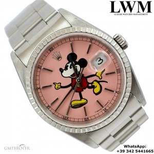 Rolex Datejust 16220 Pink Mickey Mouse dial 2003 16220 832580