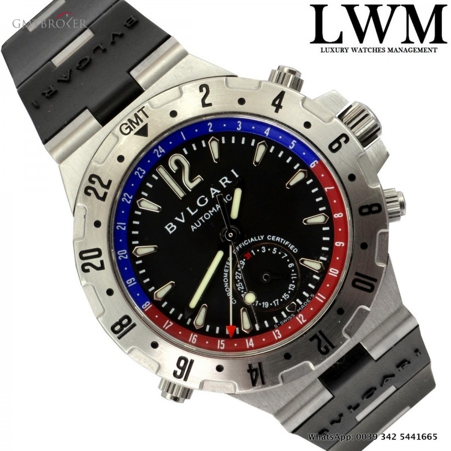 Bulgari Diagono GMT40S Scuba Professional Automatic Full S GMT40S 760121