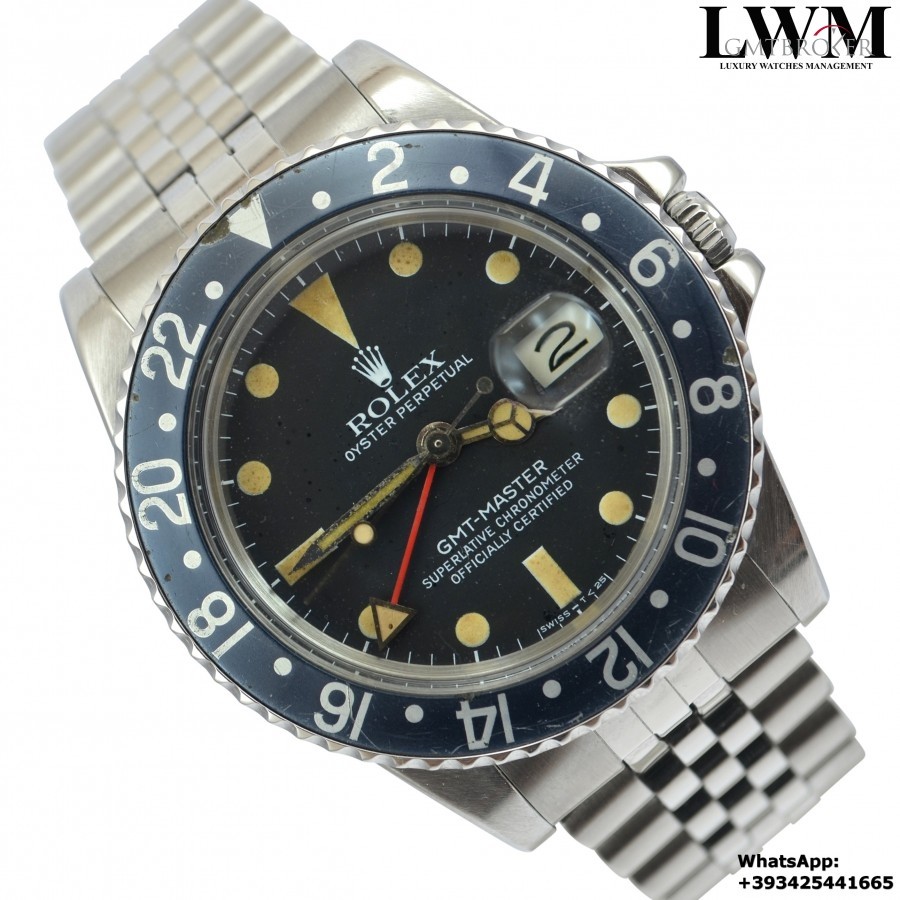Rolex GMT Master 16750 matt dial Black bezel 1982 16750 849269