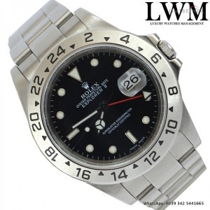 Rolex Explorer II 16570 black dial SEL never polished Fu 16570 807524
