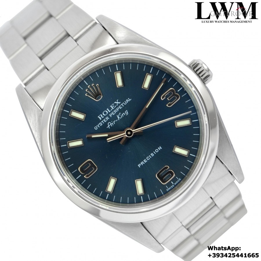 Rolex Air King 14000 No Date Blue dial 1996 14000 848270