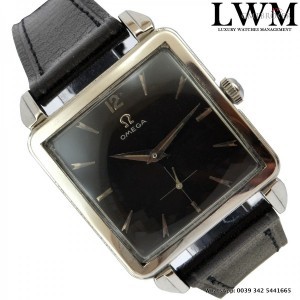 Omega Square 3903 Cioccolatone black dial 1950s 3903-1 792353
