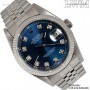 Rolex Datejust 16234 blue diamonds dial Full