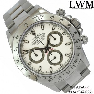 Rolex Daytona 116520 white cream dial Full Set 20 116520 818183