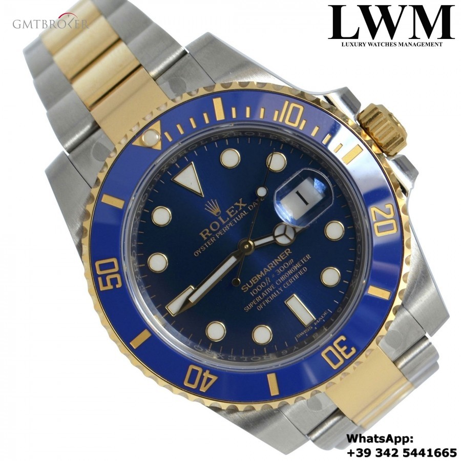 Rolex Submariner 116613LB Date Blue dial Full Set 116613LB 887180
